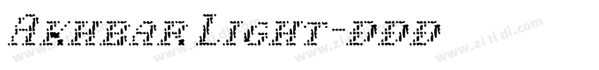Akhbar Light字体转换 Akhbar Light字体转换